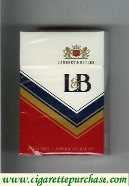 L&B Lambert and Butler cigarettes hard box